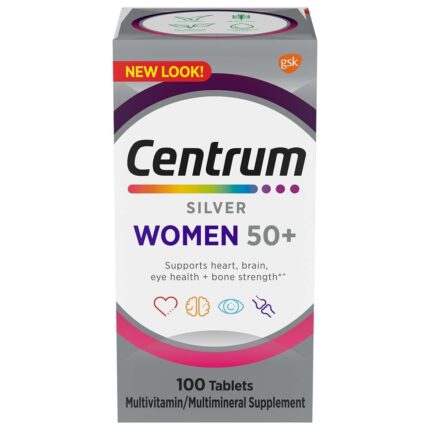 Centrum Silver Women 50+ 100 Tablets وفوائده الصحية