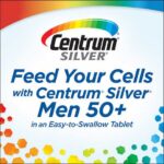 Centrum Silver Men 50+ 275 Tablets فيتامين سنترم لدعم صحة القلب والدماغ والعينين