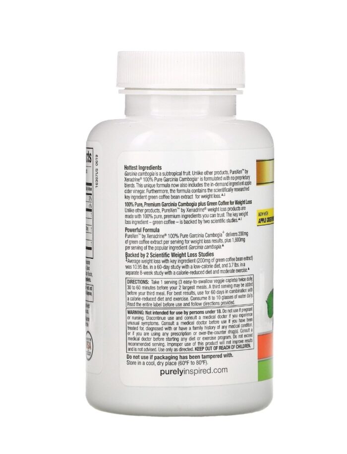 Purely Inspired Garcinia Cambogia 9X Weight Loss Bonus 60 Tab +40 free
