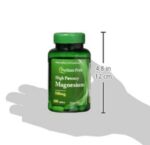 ⁦Puritans Pride Magnesium 500 mg 100 Tablets لدعم وظائف الأعصاب⁩ - الصورة ⁦6⁩