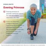 ⁦Jarrow Evening Primrose 1300 mg 60 Softgels مكمل غذائي لتعزيز صحة الجلد⁩ - الصورة ⁦8⁩