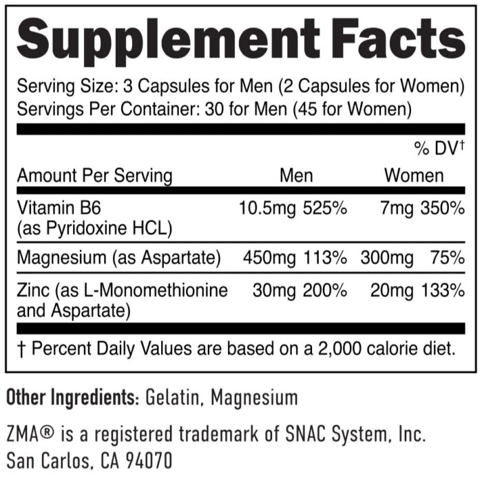 ON Optimum Nutrition ZMA 90 Capsules لتحسين الآداء الرياضي