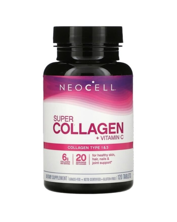 Neocell Super Collagen + Vitamin C 120 Tablets أقراص سوبر كولاجين للصحه والجمال