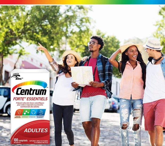 Centrum Forte Essentials Adults 100 Tablets مكمل غذائي للبالغين متعدد الفيتامينات