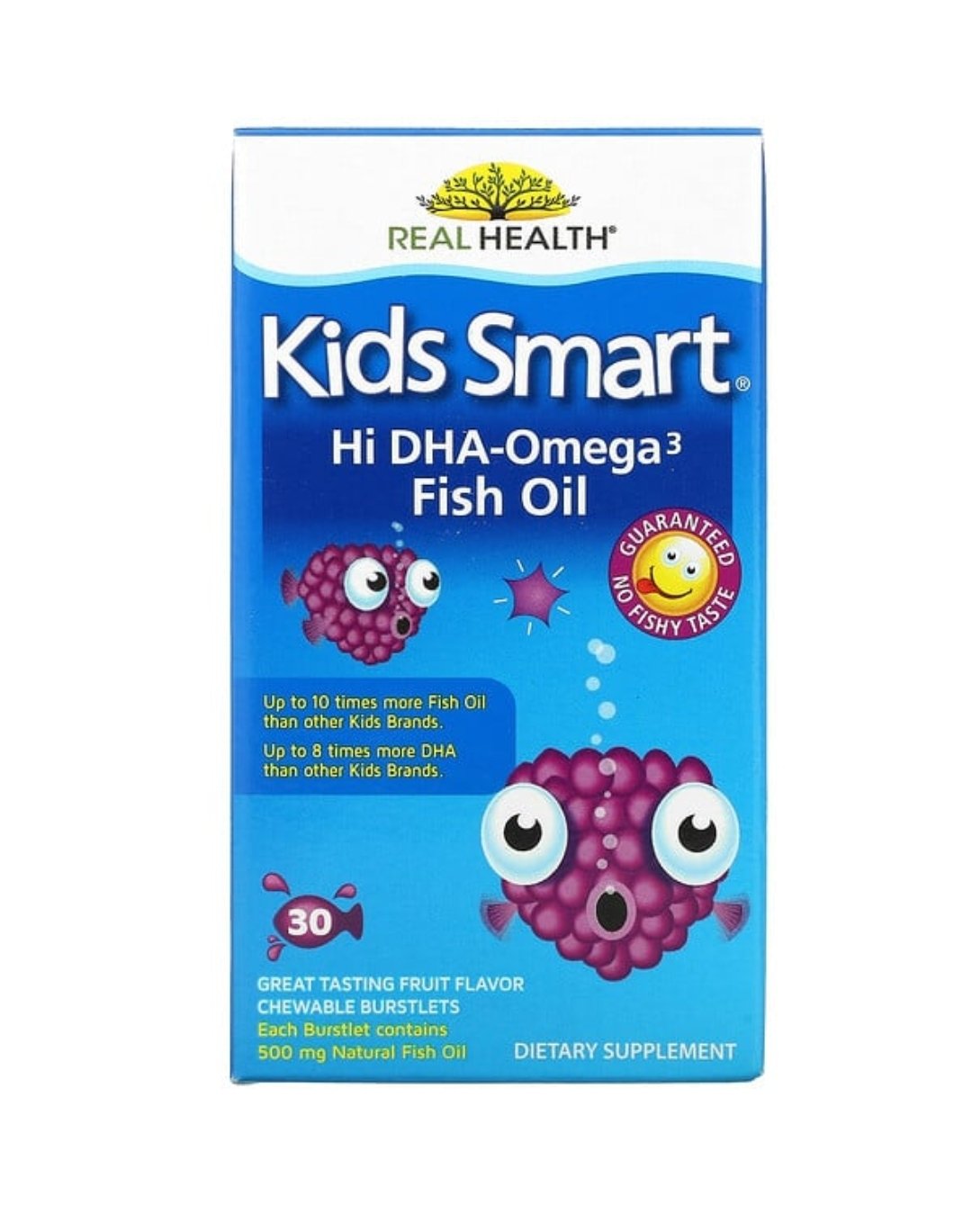 Bioglan Kids Smart Omega 3 Fish Oil, 30 Chewable Burstlets مكمل زيت السمك الذكي للأطفال Bioglan Kids Smart Omega 3 Fish Oil, 30 Chewable Burstlets مكمل زيت السمك الذكي للأطفال
