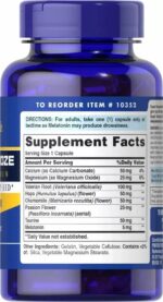 Puritan's Pride Super Snooze With Melatonin Vitamin 100 Capsule