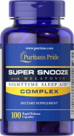 Puritan's Pride Super Snooze With Melatonin Vitamin 100 Capsule