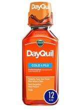 Vicks DayQuil Cold &amp Flu Relief Liquid Acetaminophen  شراب فيكس داي كويل لتخفيف أعراض البرد والإنفلونزا