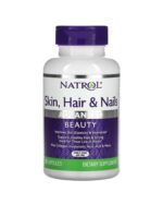 Natrol Skin Hair & Nails Advanced Beauty 60 Capsules لدعم صحة الأظافر والشعر والجلد