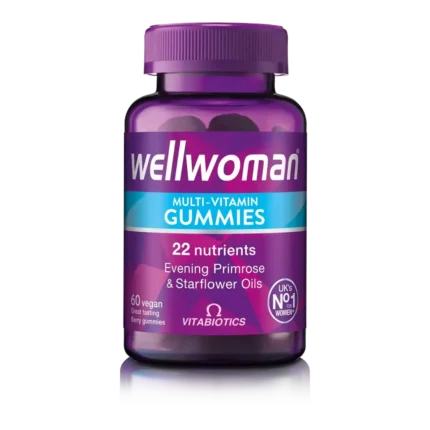 Vitabiotics Wellman Multivitamin Gummies 60 Vegan مكمل غذائي لصحة النساء