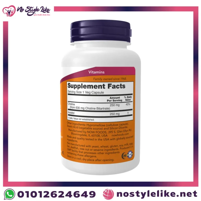 تركيبة Choline & Inositol 500 المتكاملة