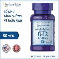 Puritan`s Pride Methylcobalamin B12 5000mcg 30 Mircrolozenges