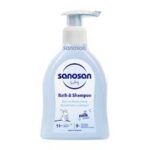 Sanosan Bath & Shapoo 200 ml سانوسان شامبو وباث -Baby Shampoo