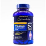 Puritan's Pride Glucosamine Chondroitin MSM-40Serv.-120 CAPSULES مكمل غذائي لدعم صحة المفاصل