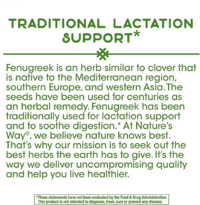 NATURES WAY FENUGREEK SEED