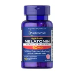 Puritan's Pride Melatonin 10 mg Strawberry Flavor 90 Tablets لعلاج الأرق