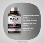 Piping Rock Maca 3200Mg 120 Quick Release Capsules عشبة الماكا لدعم الصحة الجنسية للرجال والنساء