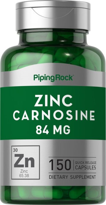 PipingRock Zinc Carnosine 84 mg150 Quick Release Caps