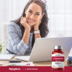 Piping Rock L-Tryptophan 1500 mg 90 Capsules مكمل غذائي لتحسين المزاج