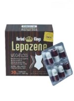 يعد منتج Herbal Kings Lepozene Weight loss 30 Capsules ليبوزين من المنتجات المخصصة لحالات فقدان الوزن الزائد ومحاربة السمة المفرطة .
