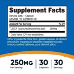 Nutricost Tudca 250mg 30 Capsulesحمض تورورسوديوكسيكوليك