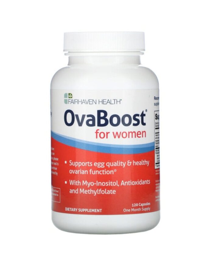 Fairhaven Health OvaBoost 120 Capsules مكمل غذائي لتعزيز الخصوبة للنساء