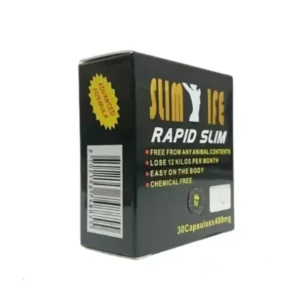 Slim Life Rapid Slim 400 mg 30 Capsules للتخسيس وحرق الدهون