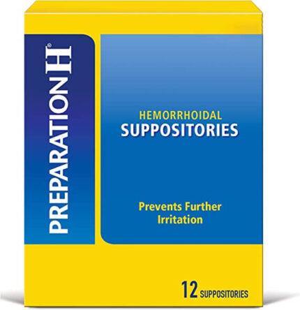 preparation H Suppositories 12 sup الحل الأمثل لتخفيف آلام البواسير وعلاجها بفعالية!