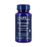 Life Extension Optimized Folate (l-methylfolate), 1000 Mcg,100 Tablets الفوليك لصحة القلب والأوعية الدموية (نسخة)