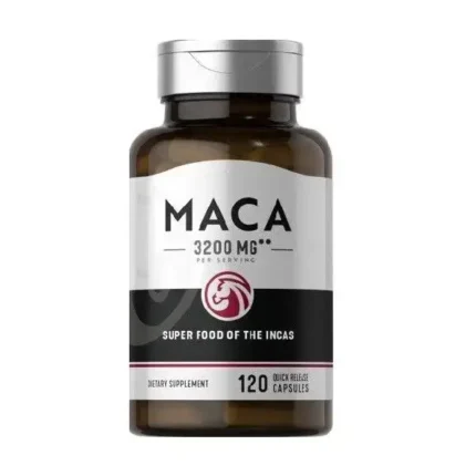 Piping Rock Maca 3200Mg 120 Quick Release Capsules عشبة الماكا لدعم الصحة الجنسية للرجال والنساء