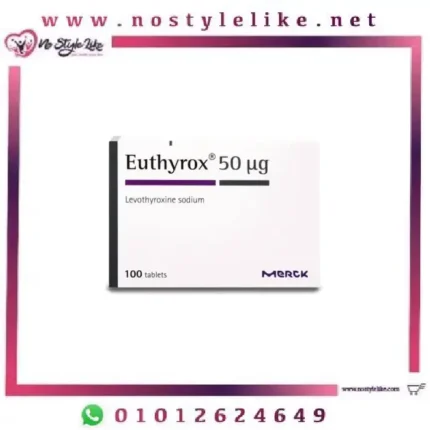 EUTHYROX 50MCG 100 TAB أقراص يوثيروكس لعلاج خمول الغدة الدرقية