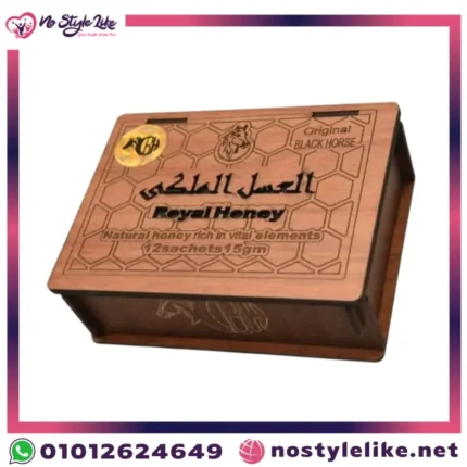 Golden Horse Royal Honey 12 Sachets 15 g العسل الملكي علبة خشبية