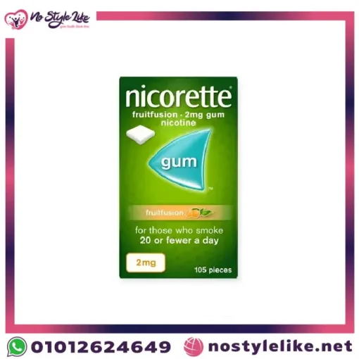 Nicorette 2mg علكة - علكة النيكوتين للإقلاع عن التدخين وتقليل أعراض الانسحاب