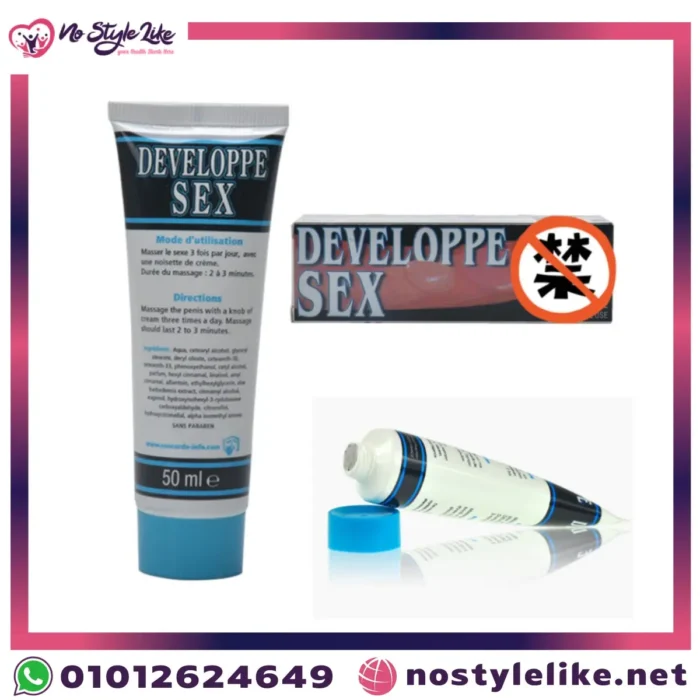 Alt: How to use Sexe Developpe Cream with daily massage.