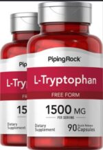 PIPINROCK L-TRPTOPHAN 1500L[L 90ال تريبتوفان 1500مجم 90كبسوله بينجنج روك