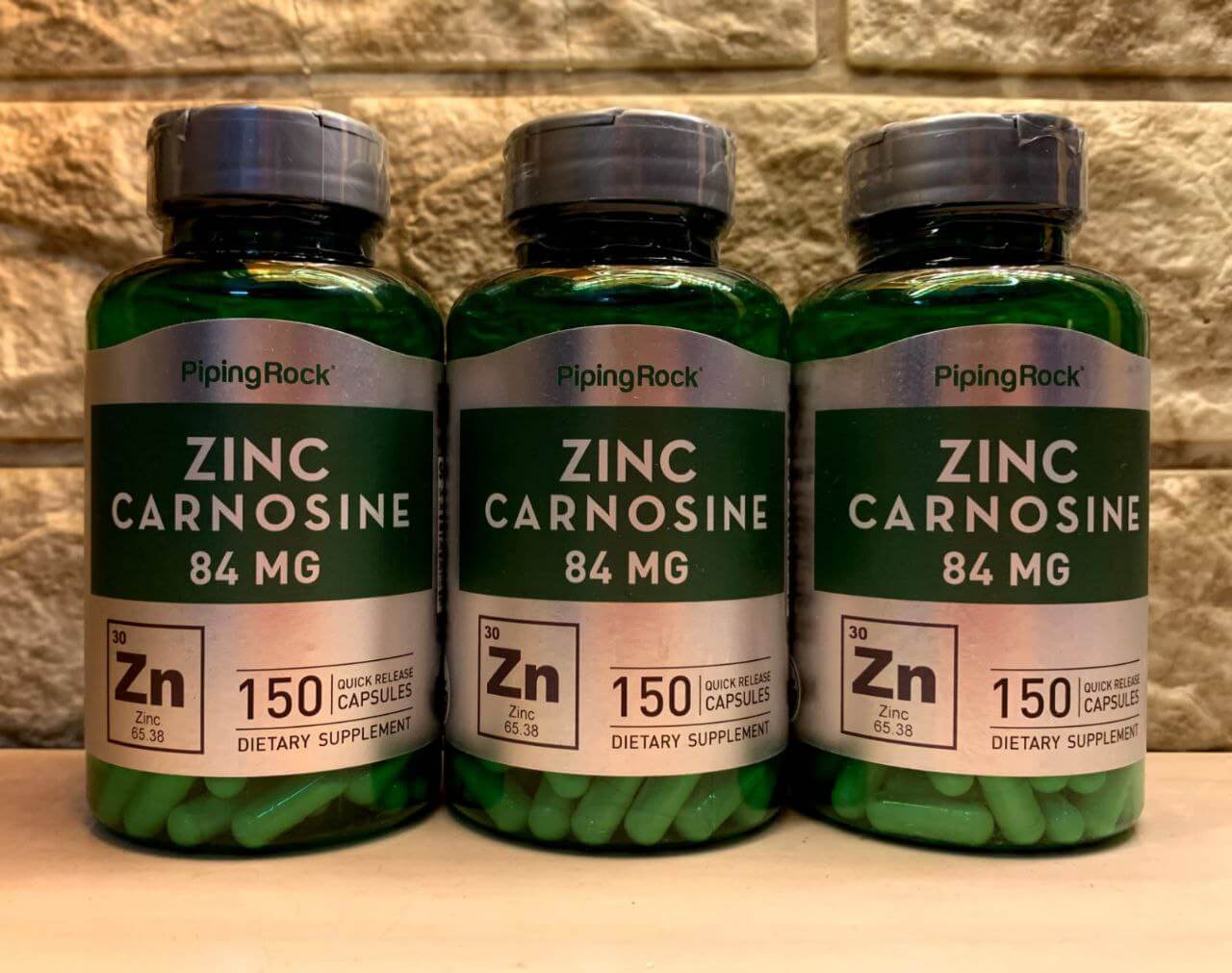 PIPINGROCK ZINC CARNOSINE 84MG 150زنك كارنوسين 84مجم 150كبسوله