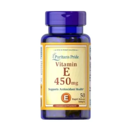 Puritan's Pride Vitamin E 450 mg Supports Antioxidant Health 50 Softgels