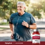 ⁦Piping Rock L-Glutathione Reduced 500mg 50 Capsules مكمل الجلوتاثيون لتقوية جهاز المناعة⁩ - الصورة ⁦5⁩