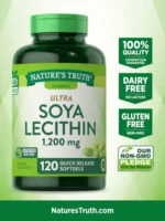NATURE'S TRUTH SOYA LECITHIN 1,200 mg 120 Softgels مكمل الصويا للحفاظ على صحة الأعصاب