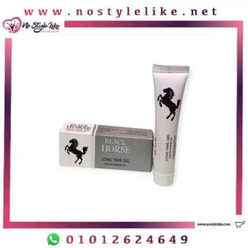 BLACK HORSE LONG TIME GEL Only for External use 25g جل بلاك هورس لتأخير القذف