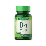 NATURE'S TRUTH VITAMINS B-1 100 mg 100 TABLETS لعلاج نقص فيتامين ب1