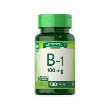 NATURE'S TRUTH VITAMINS B-1 100 mg 100 TABLETS لعلاج نقص فيتامين ب1