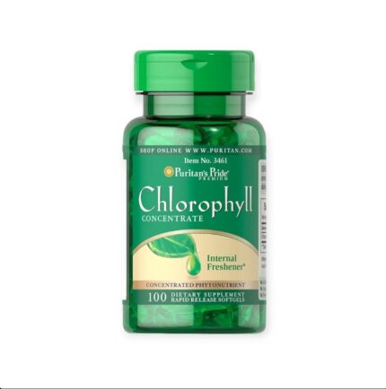 Puritan's Pride Chlorophyll With Natural Spearmint Flavor, 100 Count الكلوروفيل