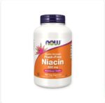 NOW® Double Strength flush Free Niacin 500 mg 180 Veg Capsules مكمل غذائي مدعم بفيتامين ب3