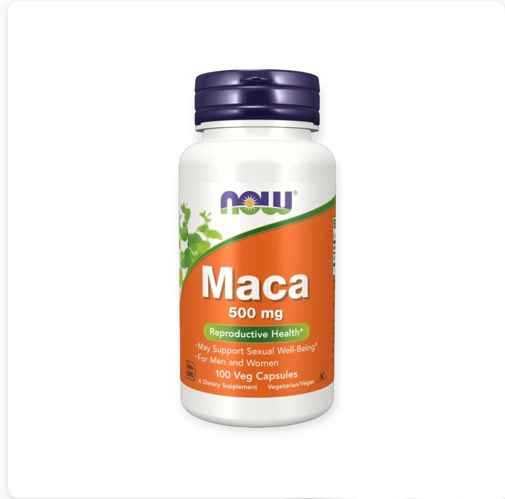 NOW Maca 500 mg Veg 100 Capsules أقوي منتج لتعزيز الرغبة الجنسية NOW Maca 500 mg Veg 100 Capsules أقوي منتج لتعزيز الرغبة الجنسية