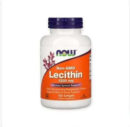 NOW Sunflower Lecithin 1200 mg 100 Softgels ليسيثين عباد الشمس لدعم النظام العصبي