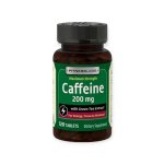 Caffeine 200 Mg 120 Tablets أقراص الكافين لدعم الطاقة