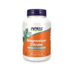 Now Magnesium Citrate 120 Veg Capsules 400 mg مكمل غذائي لدعم إنتاج الطاقة