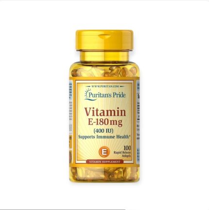 Puritan's Pride Vitamine E 400 iu 180 mg100 Capsules مكمل غذائي
