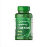 Puritans Pride Magnesium 500 mg 100 Tablets لدعم وظائف الأعصاب